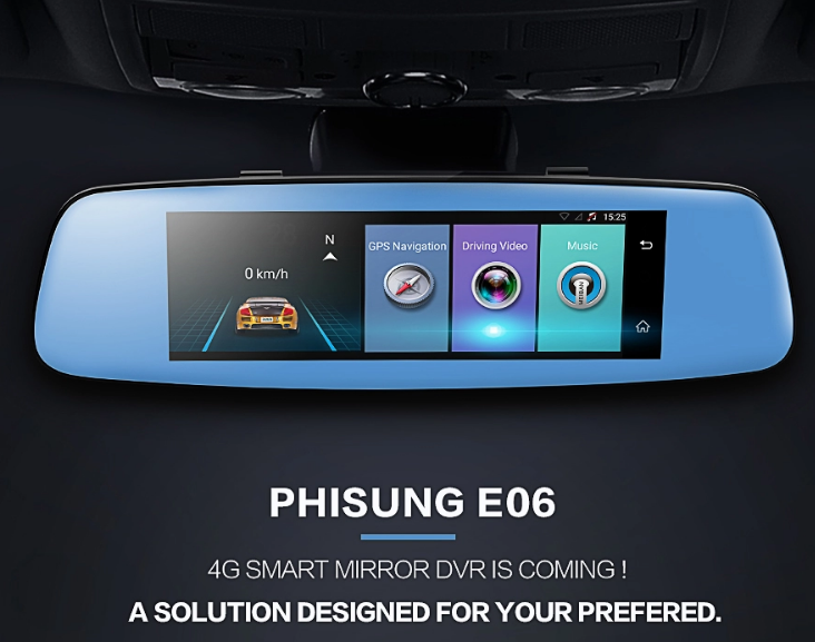 Xe thông minh Android 4G dv adas FHD 1080P Dash Cam 7.84 "TFT G-Sensor Night Vision xe ô tô màu đen