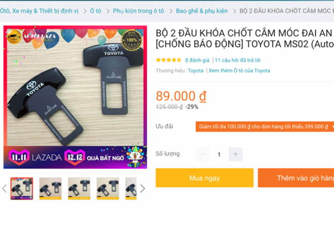 Các dụng cụ đánh lừa dây đai an toàn